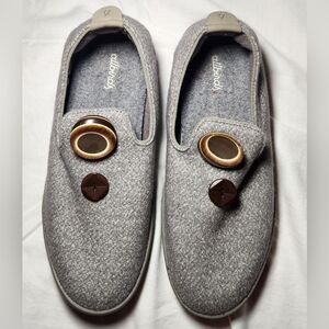 Allbirds Gray Wool Loungers Loafers Slip-Ons‎ Size 8